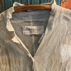 Rundholz dip sheer top/jacket